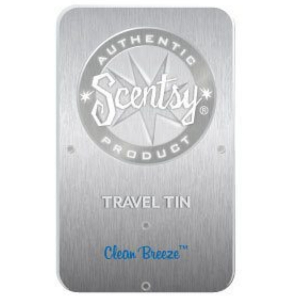 NIB scentsy Travel Tin Clean Breeze